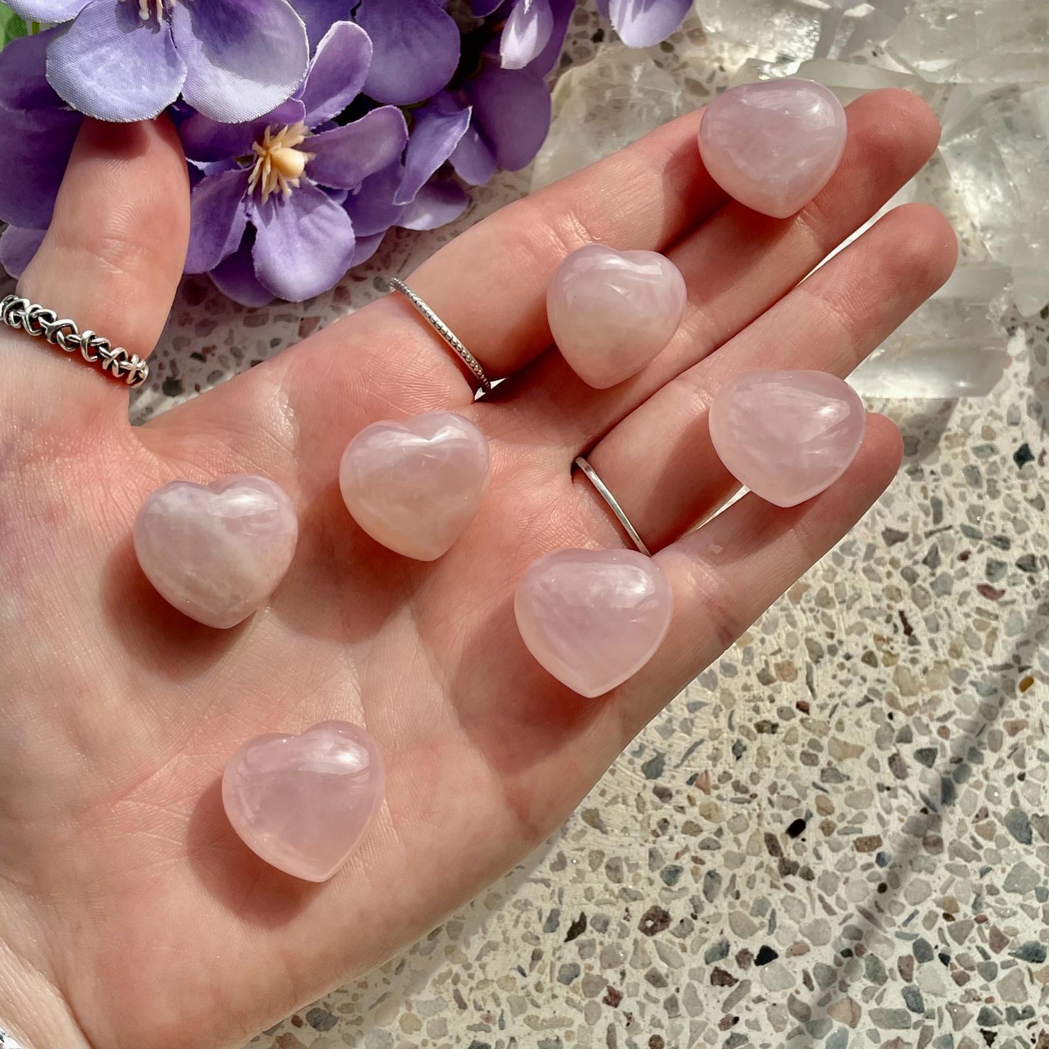 Rose Quartz Heart 2cm Rose Quartz Heart 2cm